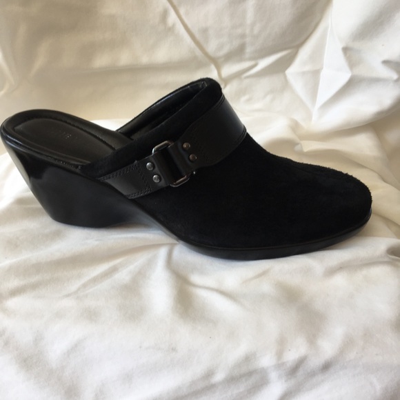 Nine West Black Suede Mules - Picture 2 of 7